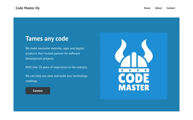 Code Master Oy Screenshot
